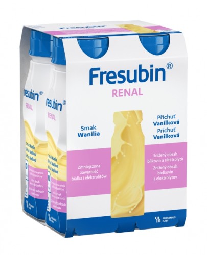
                                                                                                      Fresubin RENAL smak waniliowy, 4x200 ml - Fresubin                                                                      