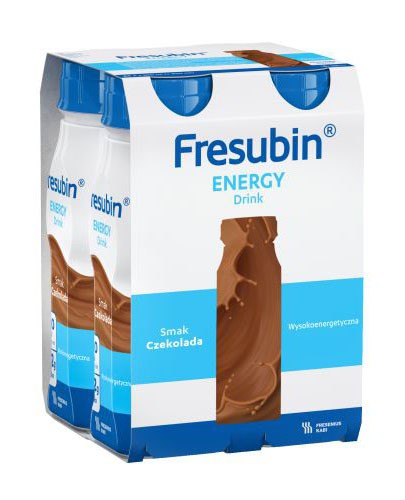 
                                                                                                      Fresubin ENERGY Drink, smak czekoladowy, 4x200 ml - Fresubin                                                                      
