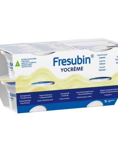 
                                                                                                      Fresubin YOCREME, smak cytrynowy, 4x125g  - Fresubin                                                                      
