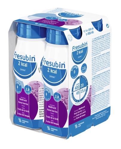 
                                                                              Fresubin 2 kcal Drink, smak owoce leśne, 4x200 ml - Sklep Fresubin 